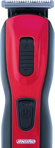 Trimmer 5 në 1, Adler, MS 2931, 5 koka ndërruese, teh/kreherë çeliku, pa kabllo, 48W, me bazë-karikues, e kuqe/zezë, set