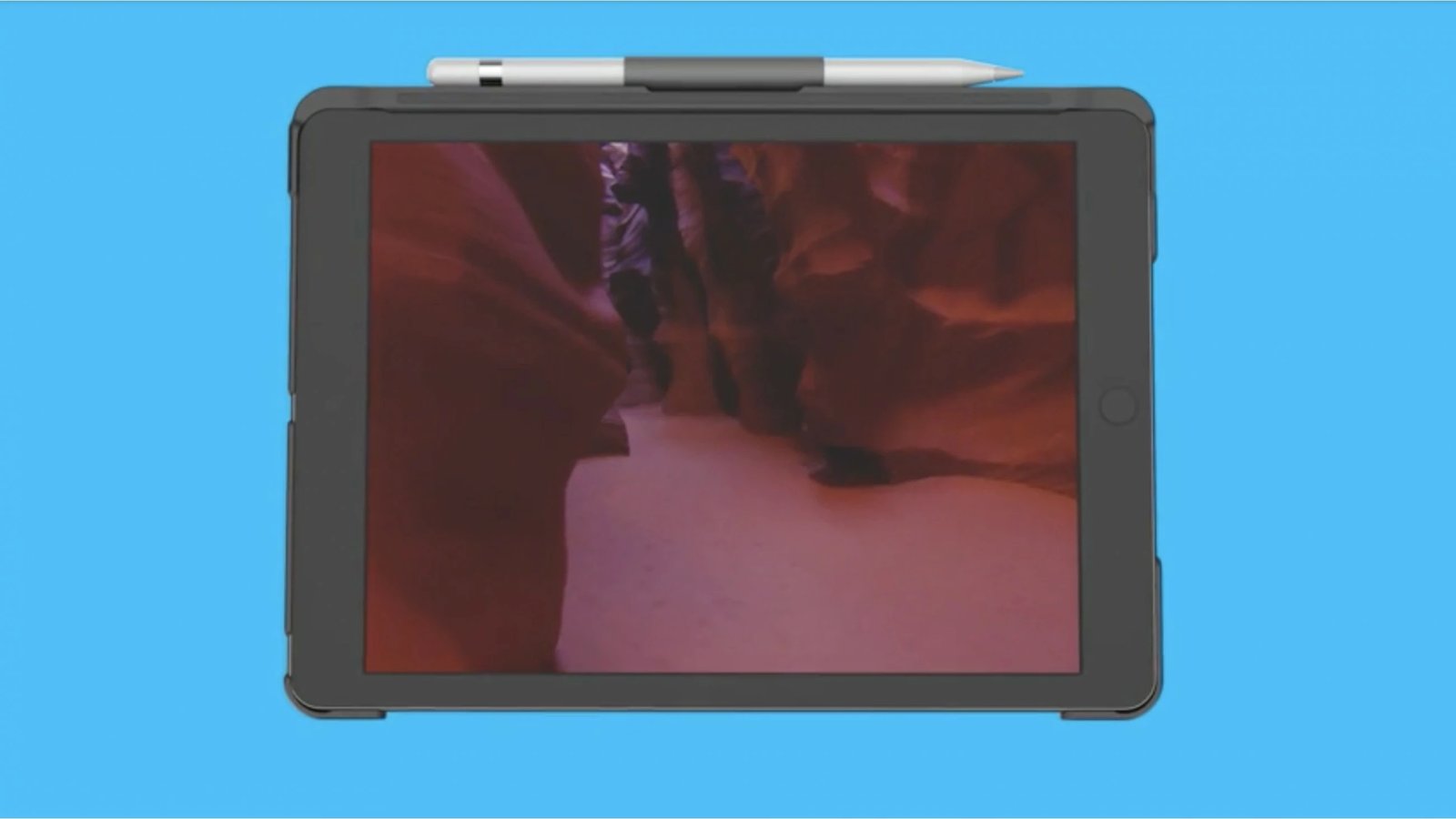 Mbështjellës me tastierë Logitech Slim Folio për iPad 7/8, Bluetooth, graphite