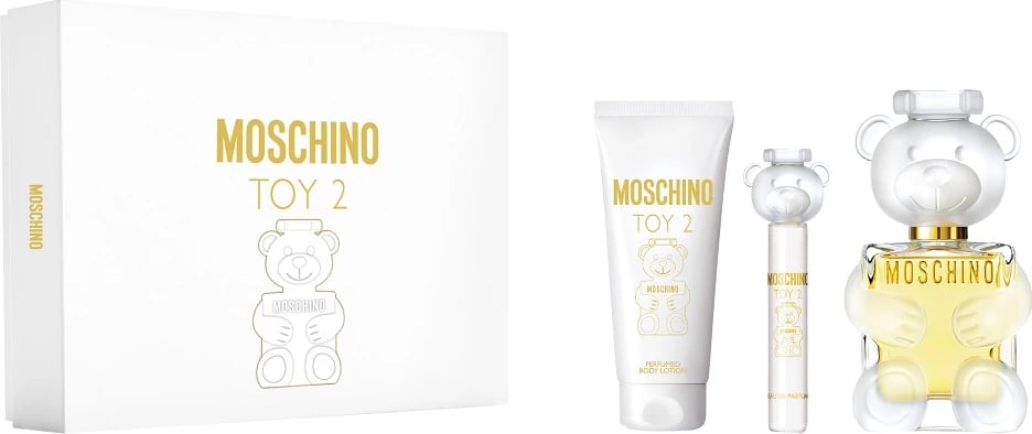 Set Eau de Parfum për femra Moschino Toy 2, 100ml + 10ml + Body Balm 100ml