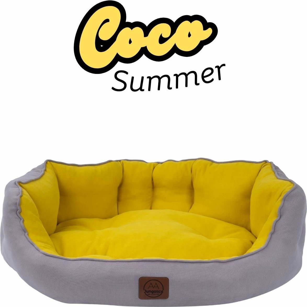 Shtrat për qen Coco Summer, i verdhë, madhësia L