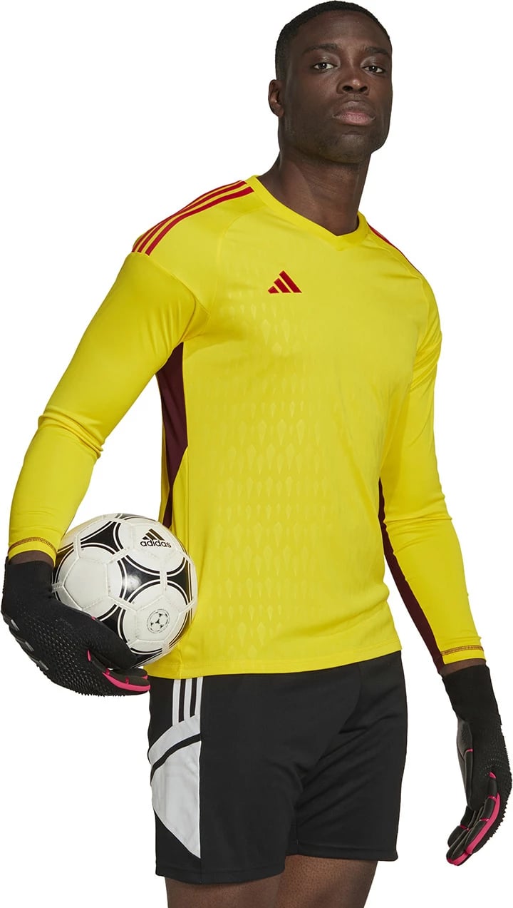 Fanellë portieri adidas për meshkuj, e verdhë