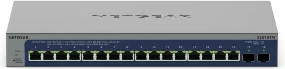 Switch NETGEAR XS516TM, Managed, L2/L3/L4, Gri