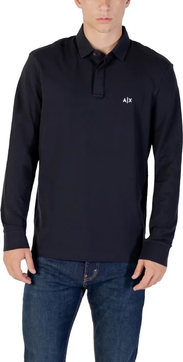 Polo për meshkuj Armani Exchange, blu