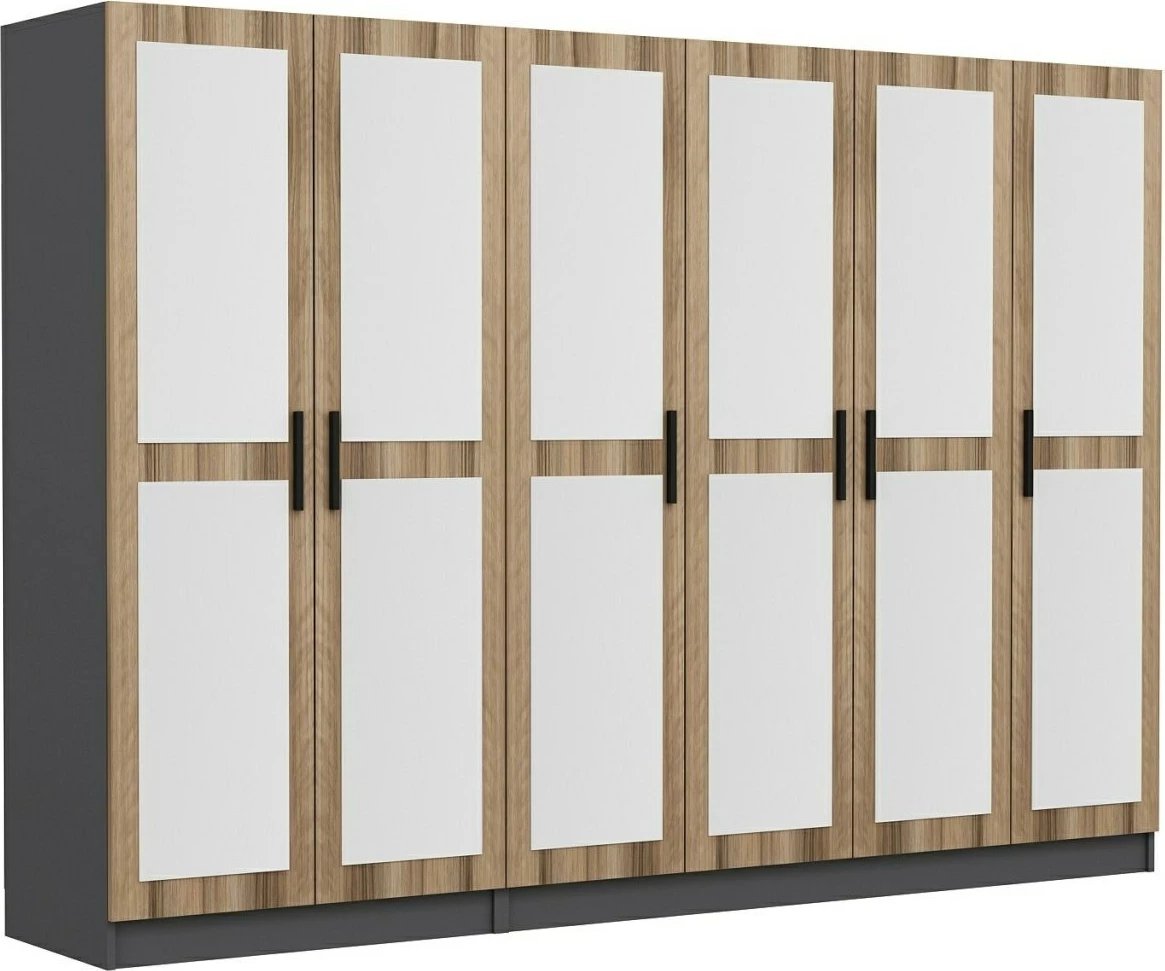 Dollap garderobe Skye Decor, ngjyrë dore, 5016