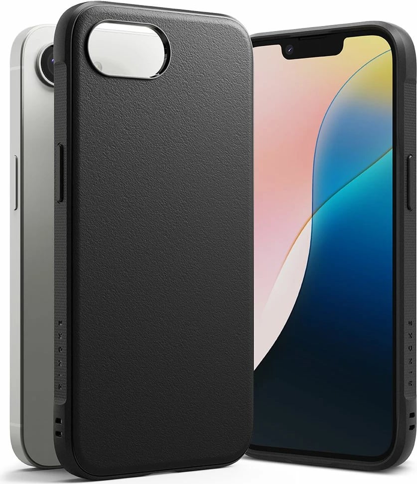 Mbështjellës Ringke Onyx për iPhone 16e, i zi