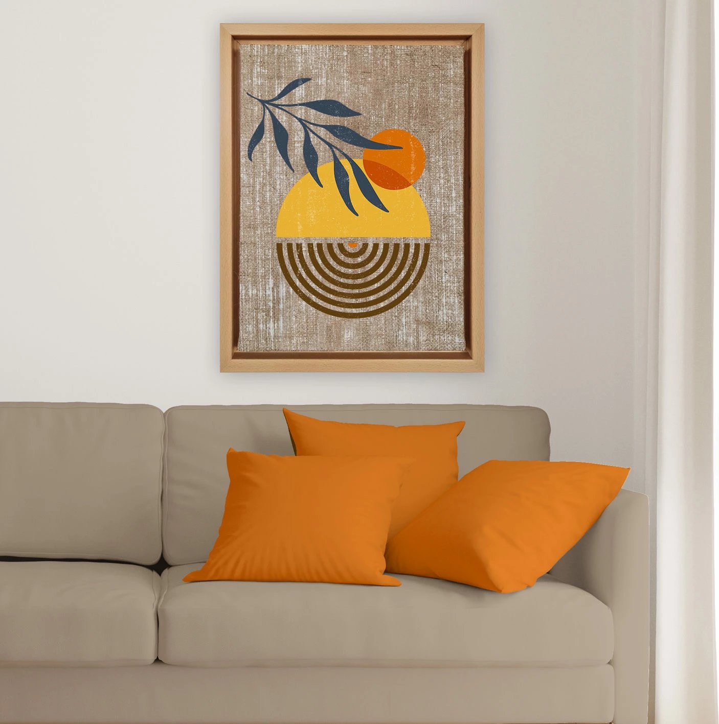 Pikturë dekorative në kanavacë, shumëngjyrëshe, Wallity, LNJ51831492423 - 96136, 96x136cm