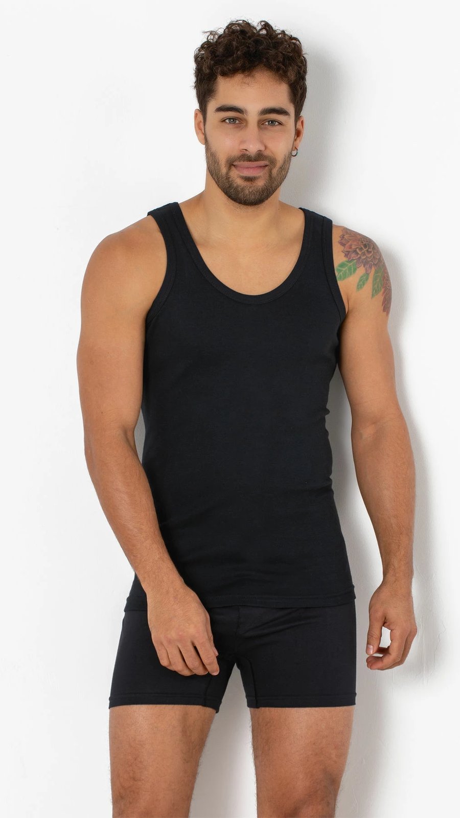 Fanellë e brendshme për meshkuj Jumeon, 001-021001, e zezë