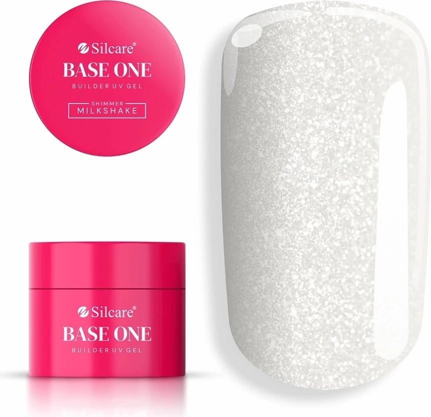 Xhel ndërtues për thonj Silcare Base One Shimmer Milkshake për femra, 50g Xhel ndërtues për thonj Silcare Base One Shimmer Milkshake për femra, 50g