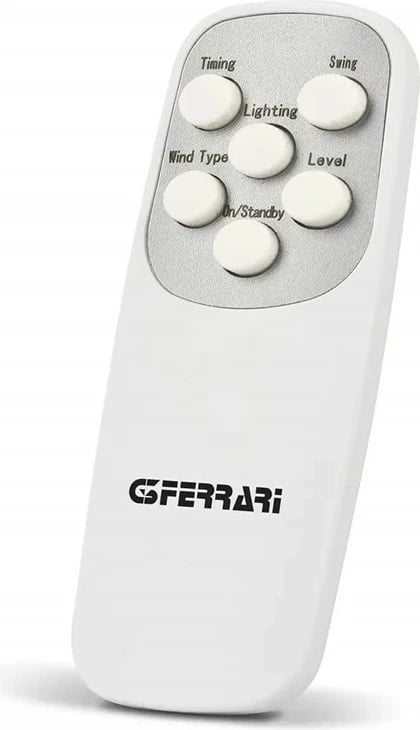 Ventilator pa fletë G3Ferrari G50051, me telekomandë, i bardhë