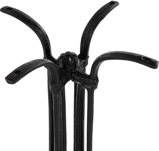 Baza prej gize FH444 me 4 këmbë, ngjyrë e zezë, 57X57X72