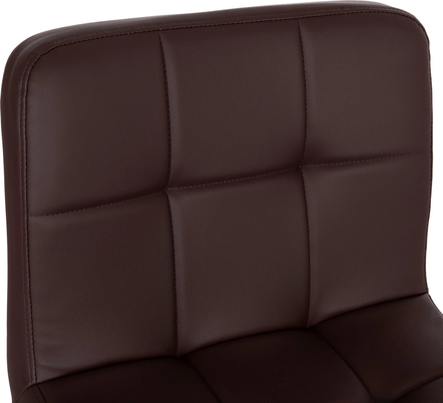 Karrige për bar rrotulluese DIANA, lëkurë PU kafe, metal krom, 44x52x109cm, set prej 2 copash