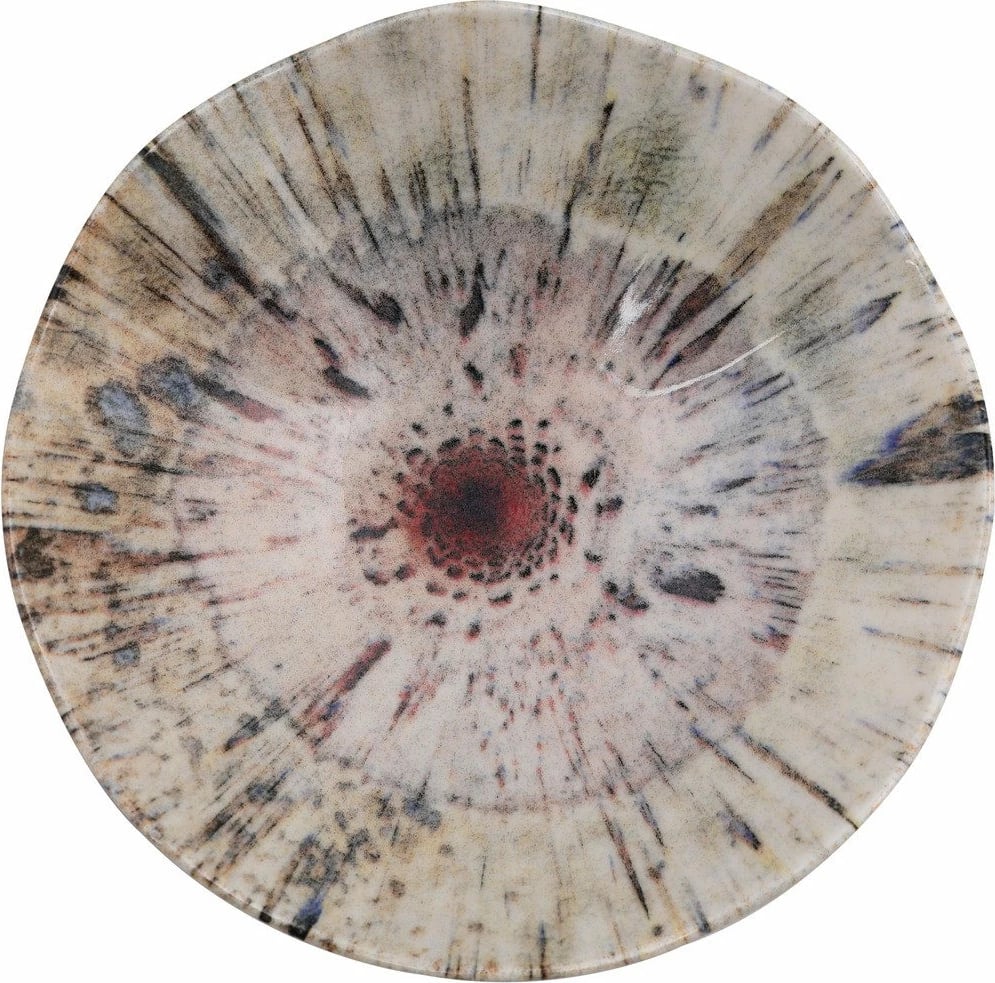 Set enësh për drekë, porcelan, shumëngjyrësh, 24 copë, Hermia, GBSNES24Y41001159