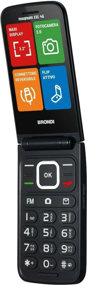 Celular Brondi Magnum XXL 4G Gunmetal Grey