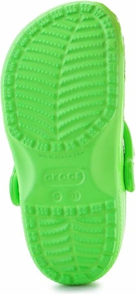 Thonga për fëmijë Crocs, të gjelbra