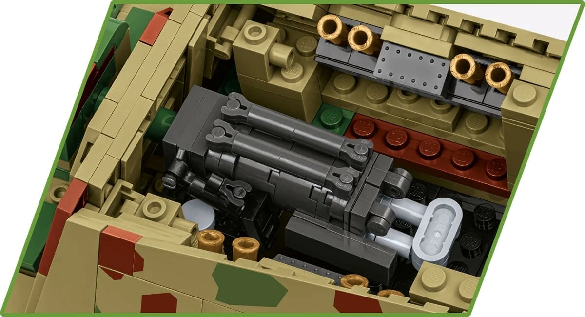 Set blloqesh Cobi Klocki Panzerjäger Tiger (P) Elefant, 1252 pjesë, Kamuflazh