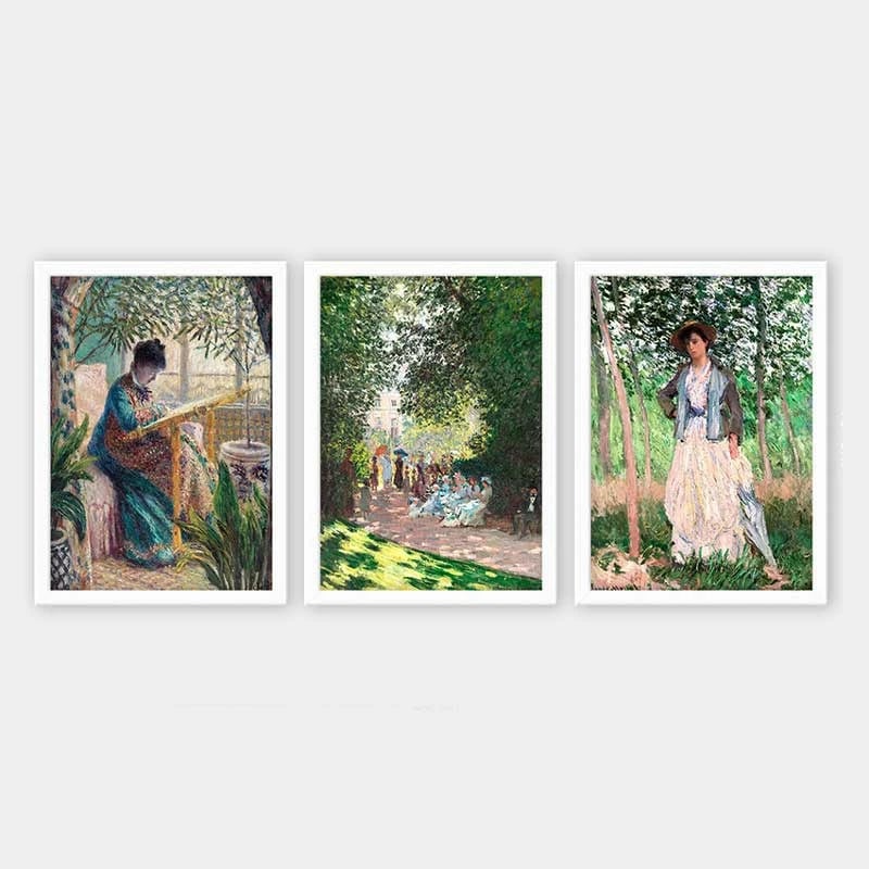 Pikturë dekorative me kornizë (3 copë), Wallity, 3BC_UN547270_5575