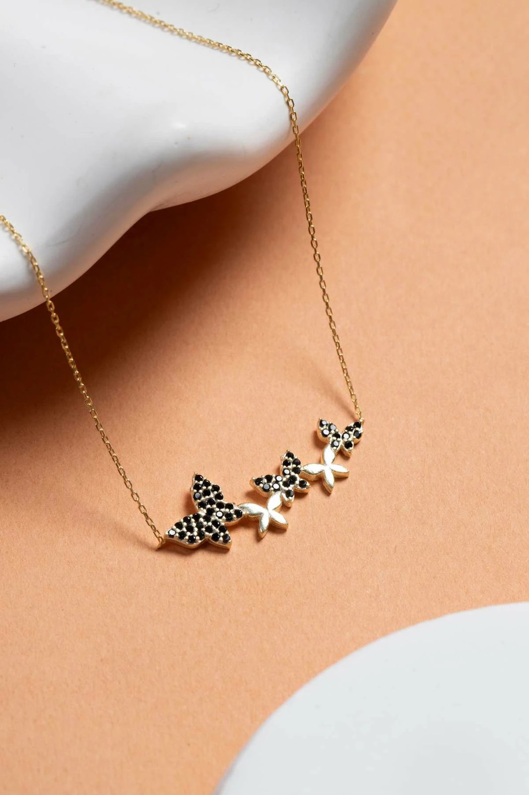 Varëse argjendi me flutura, ngjyrë ari, Jumeon, ELKSLVR7813A