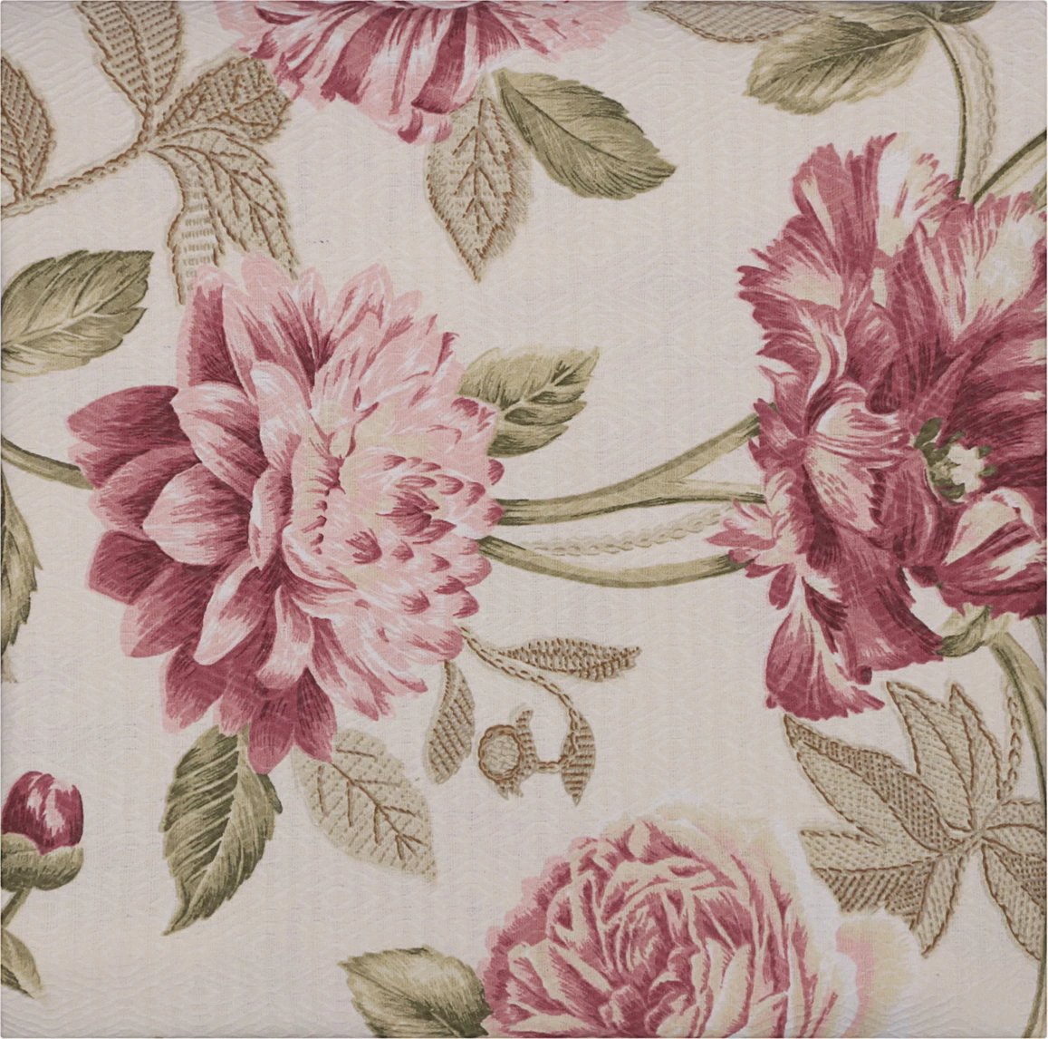 Çarçaf Super King Pique, ngjyrë rozë, ecru, bezhë, L'essentiel, 260x220cm