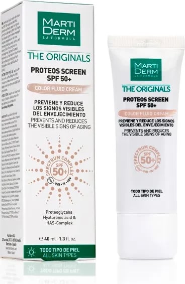 Krem fytyre me ngjyrë Martiderm Proteos Screen SPF 50+, 40ml