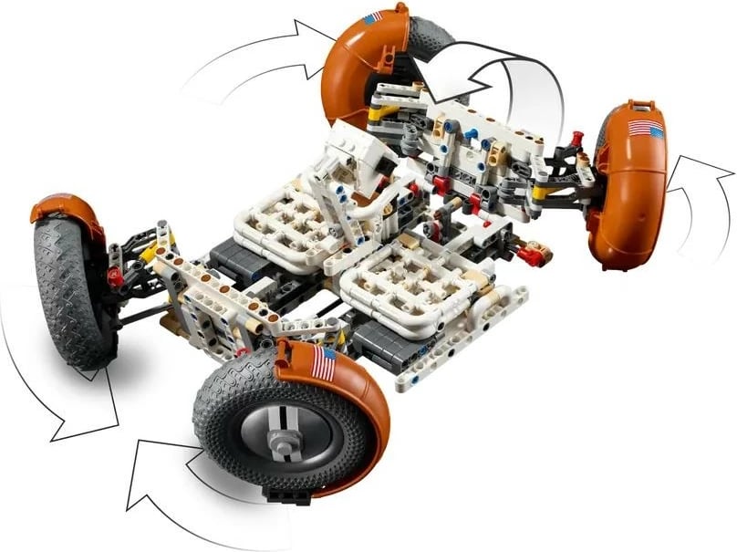 Set ndërtimi LEGO Technic NASA Apollo LRV 42182, 1913 pjesë, plastikë