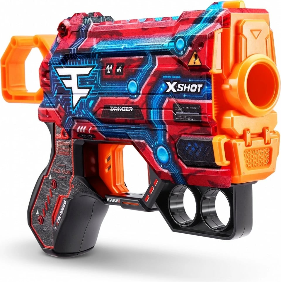 Lodër blaster ZURU X-Shot Skins Menace Faze Launcher, 4 shigjeta, Mix Lodër blaster ZURU X-Shot Skins Menace Faze Launcher, 4 shigjeta, Mix