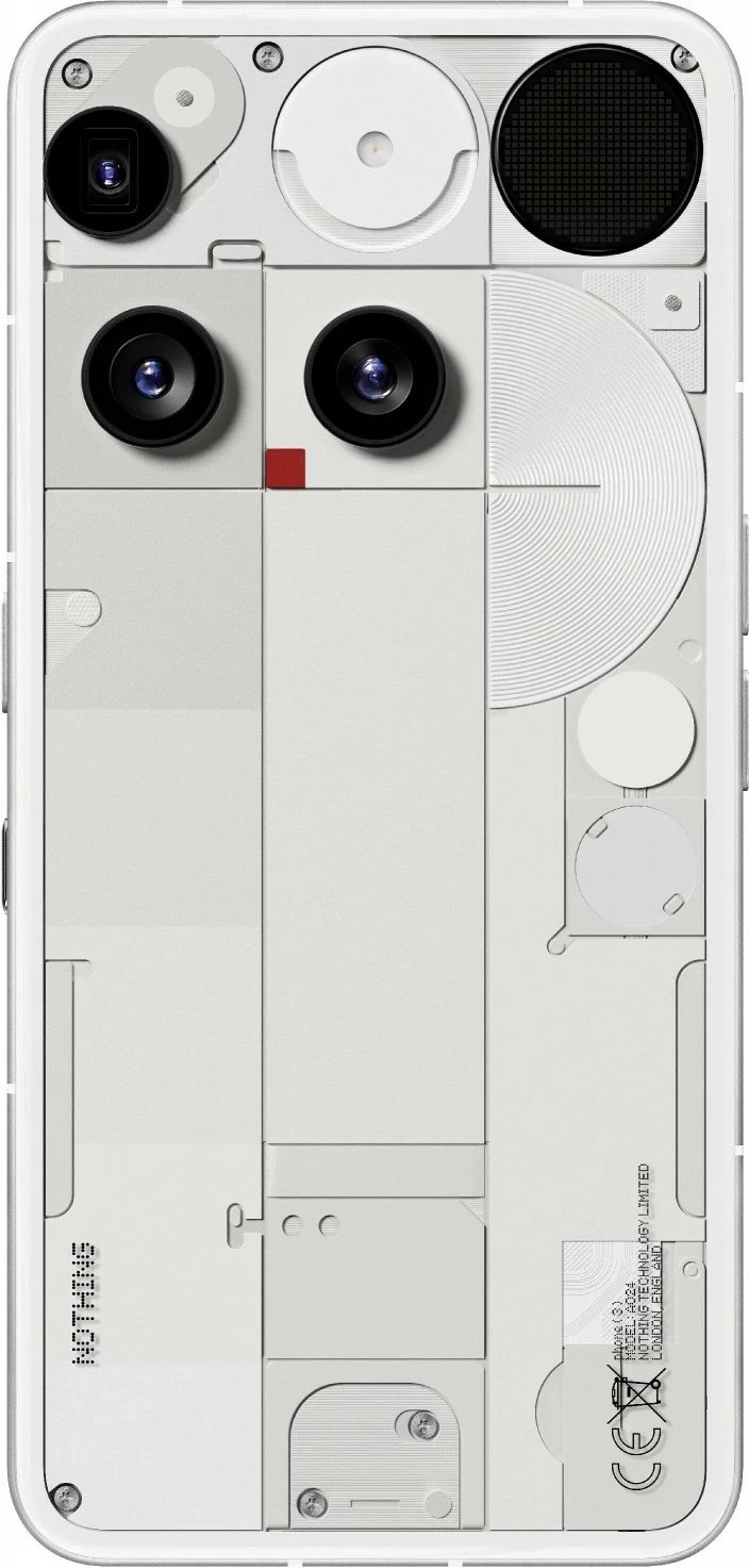 Celular Nothing Phone (3) 5G, 12/256GB, bardhë
