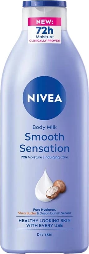 Qumësht trupi për femra Nivea Smooth Sensation, 400ml Qumësht trupi për femra Nivea Smooth Sensation, 400ml