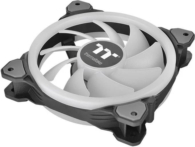 Ventilator kase Thermaltake Riing Trio 12 RGB 3 copë, 120mm, i zi