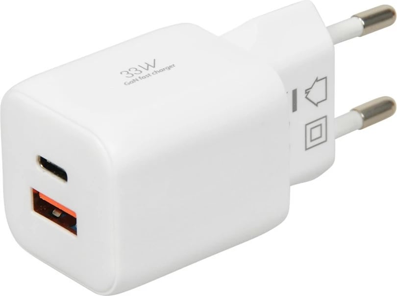 Karikues murit iBOX C42W, 33W, 2 porta USB-C/USB-A, i zi