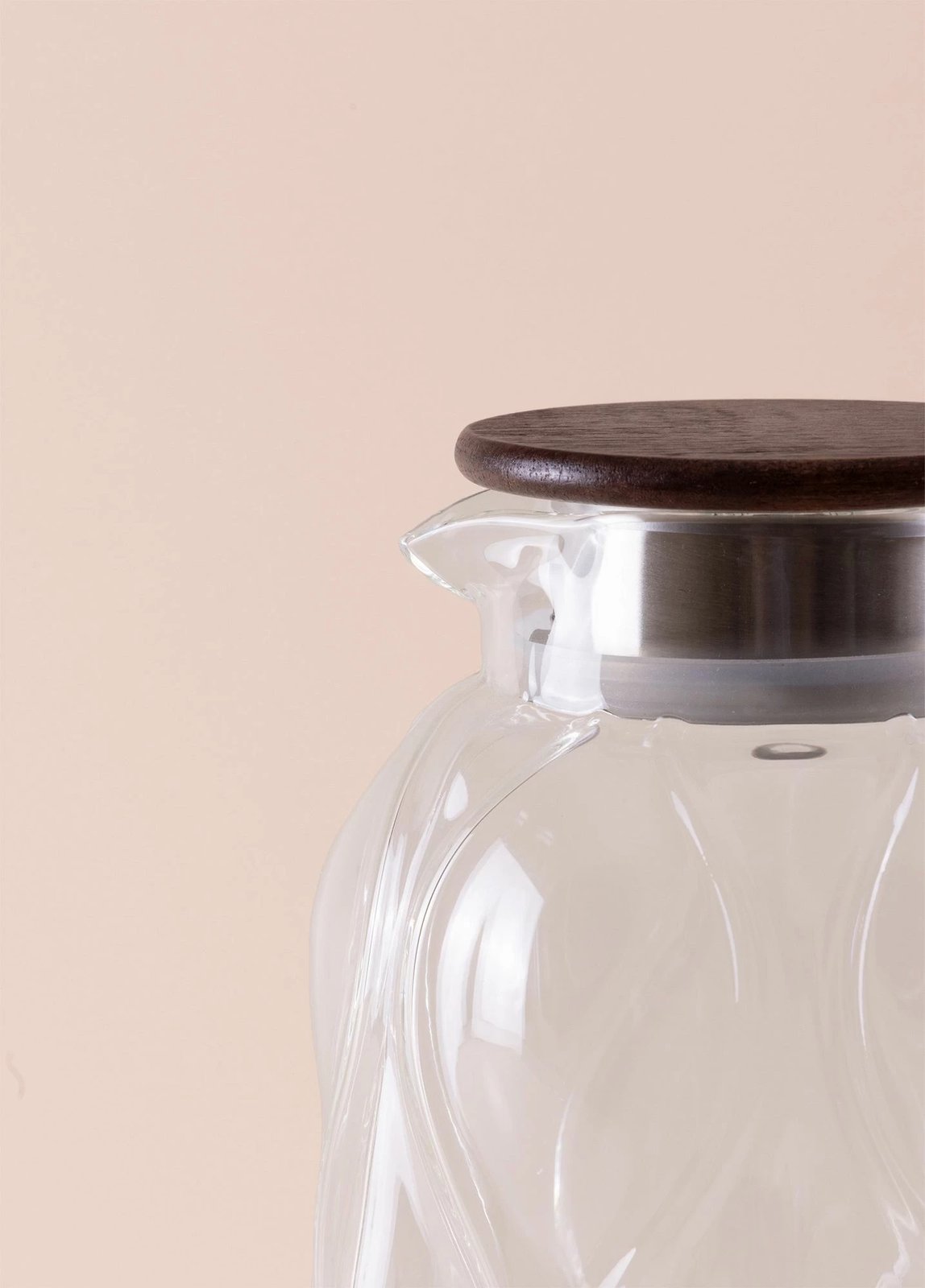 Shishe qelqi me kapak bambuje, Hermia, SSE0031, 2000ml Shishe qelqi me kapak bambuje, Hermia, SSE0031, 2000ml