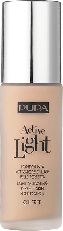 Fondatinë për femra Pupa Milano Active Light Perfect Skin Foundation SPF10 Oil-Free 040 Sand 30ml