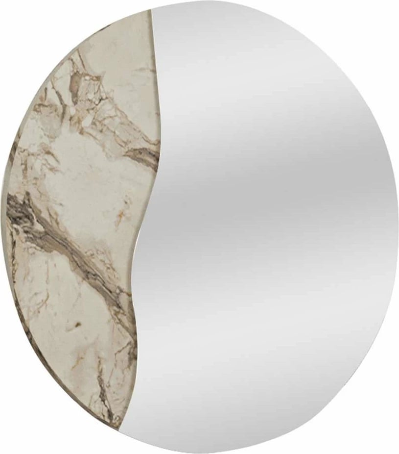 Pasqyrë dekorative, ngjyrë mermeri, Skye Decor, Oula, 60x60cm