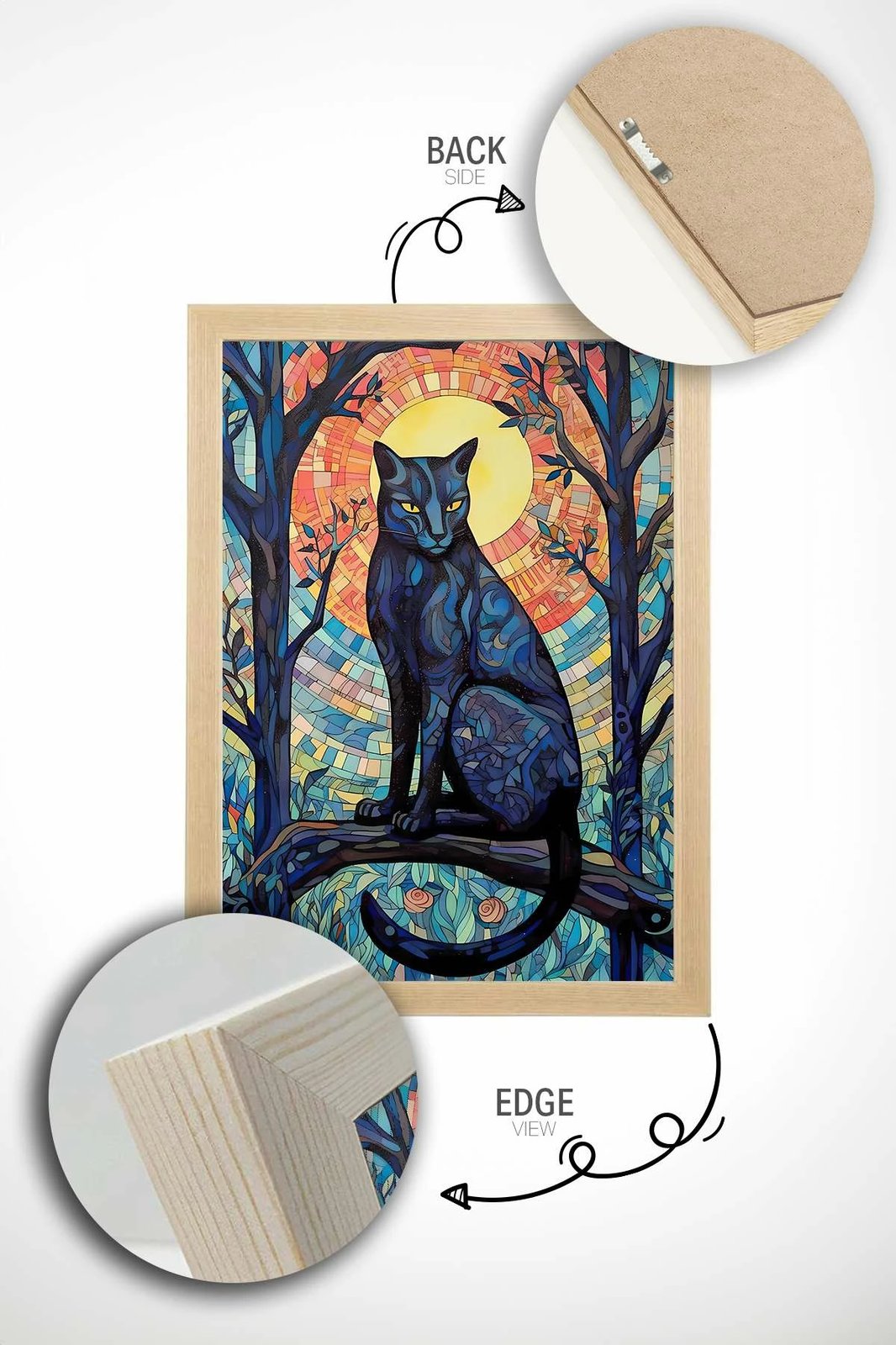 Pikturë dekorative me kornizë, Wallity, Mscartmdl21