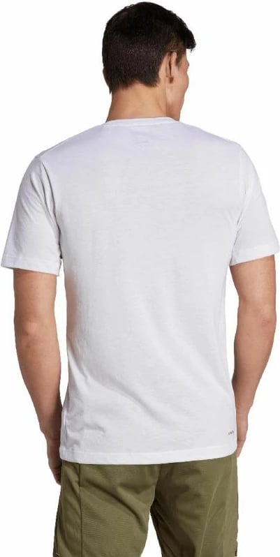 Maicë stërvitore për meshkuj adidas, e bardhë