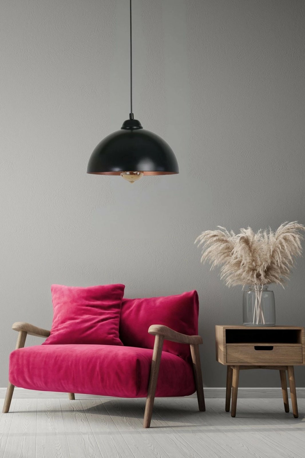 Llambë tavani Opviq, e zezë, 8770-1