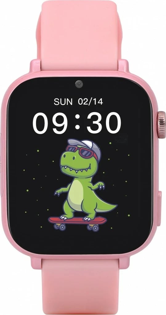 Smartwatch, Garett Electronics Kids N!ce Pro 4G 1.85" IPS, GPS LTE, për fëmijë, rozë