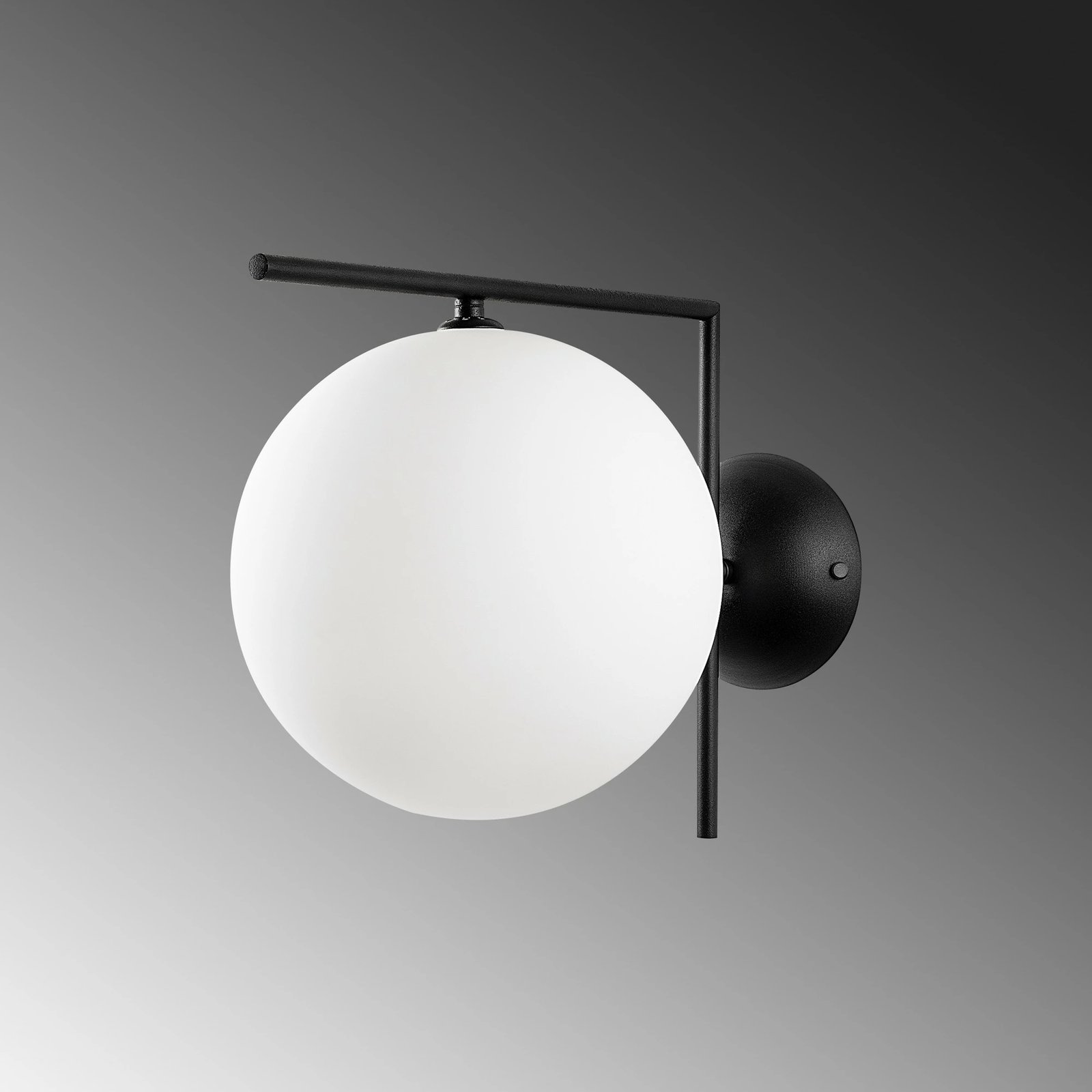 Llambë muri Opviq, Luminar, ngjyrë e zezë, 25x43x30cm