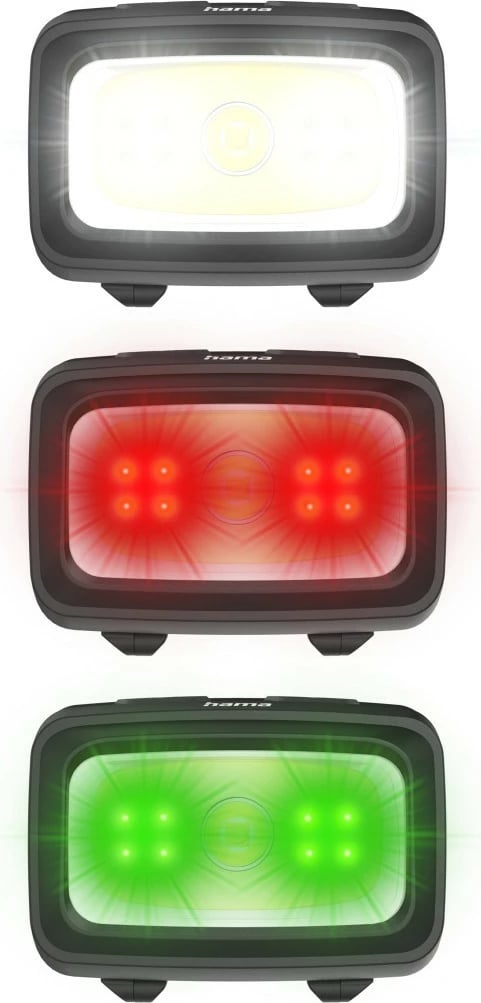 Dritë koke, Hama HL240, 240 lm, 7 moda ndriçimi, IP44, rreze 60 m, e zezë