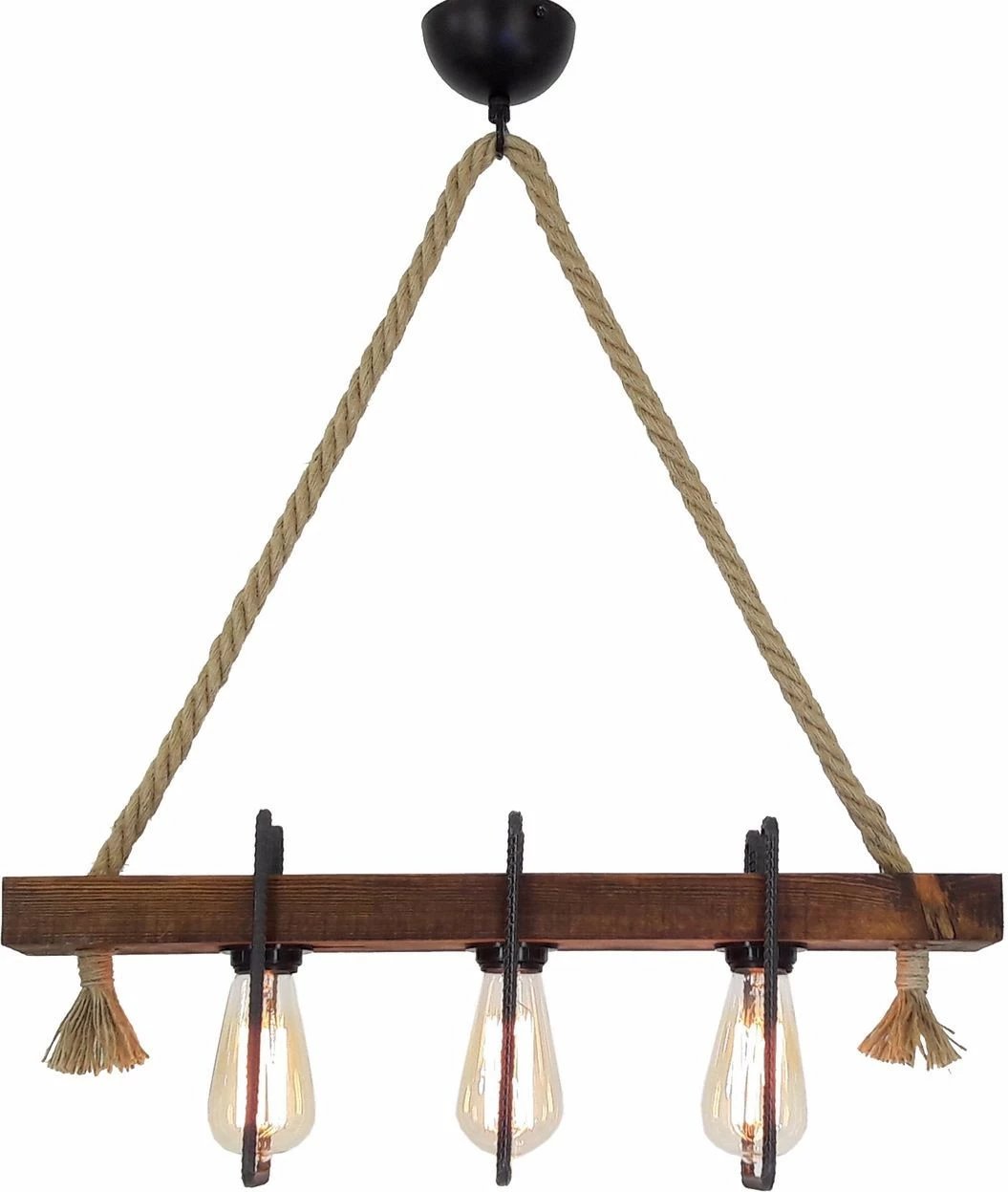 Llambë tavani Opviq, dru i fortë pishe, ngjyrë arre, Demir Kütük 2