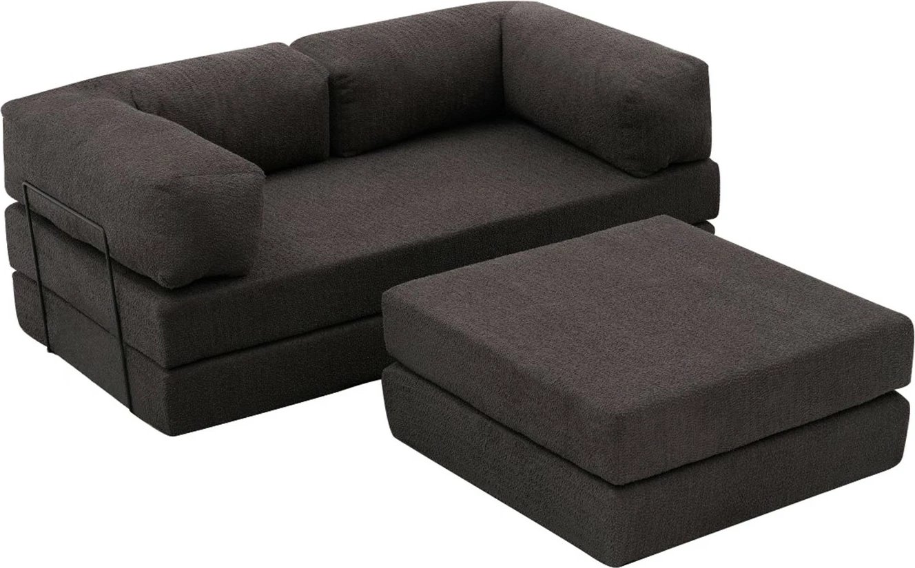 Kënd-sofë Comfort Mini, ngjyrë antracit, Atelier del Sofa