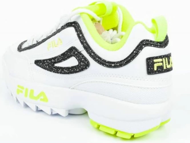 Atlete për fëmijë Fila Disruptor, të bardha me gjelbër