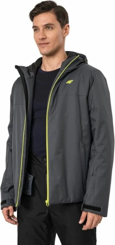 Xhaketë Skijimi për Meshkuj 4F, Ngjyrë Gri