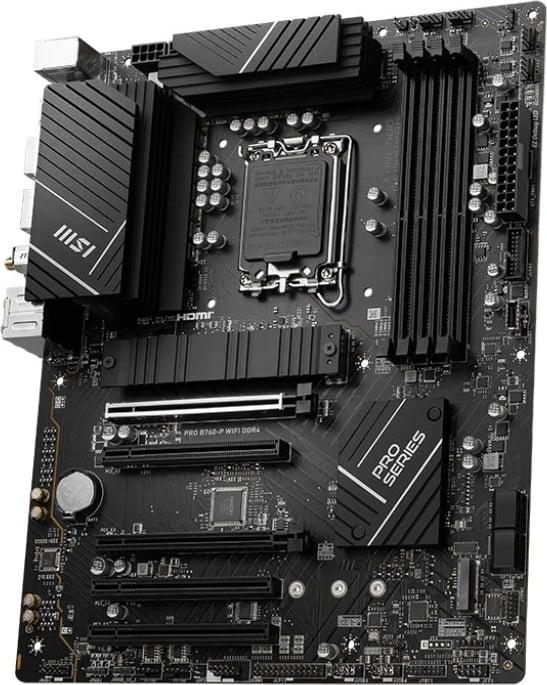 Pllakë amë MSI PRO B760-P WIFI DDR4, LGA 1700 ATX