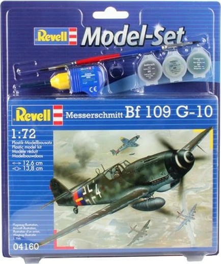 Set model Revell Messerschmitt Bf 109 G-10, 1:72, plastikë