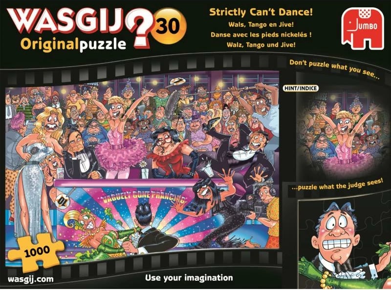 Puzzle Jumbo Wasgij Original 30, 1000 copa, temë Waltz, Tango and Jive, 12+ vjeç, 19160