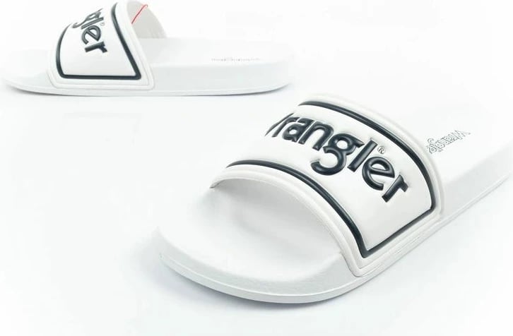 Papuqe sportive meshkuj Wrangler Averell Slider, të bardha
