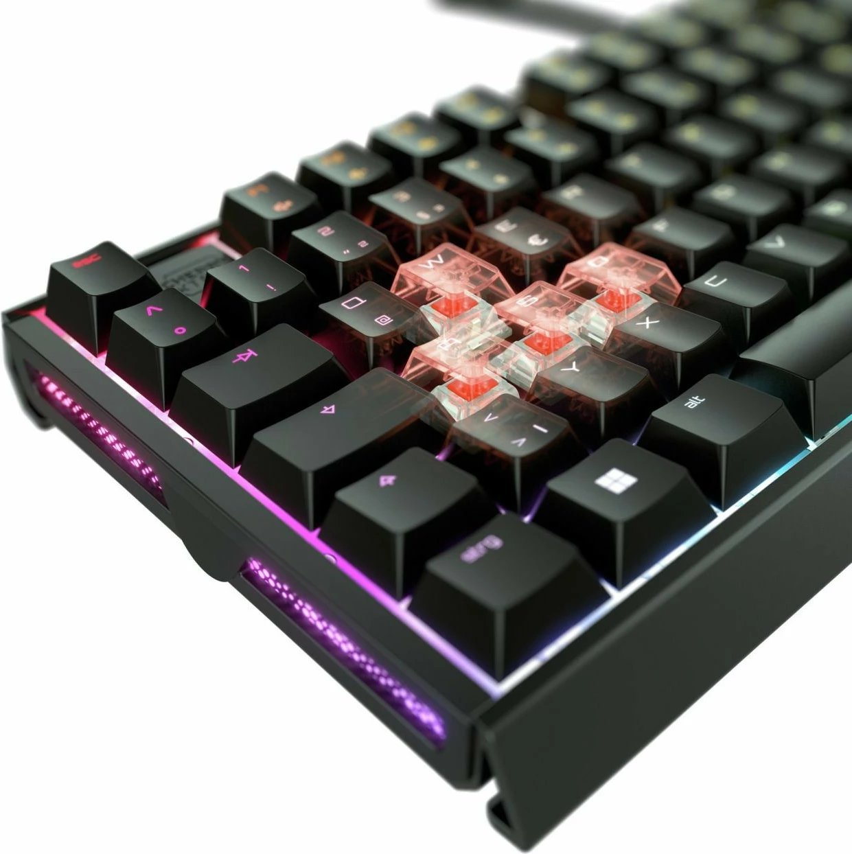 Tastierë mekanike Cherry XTRFY MX 3.1, Wired, USB, RGB LED, QWERTZ, e zezë