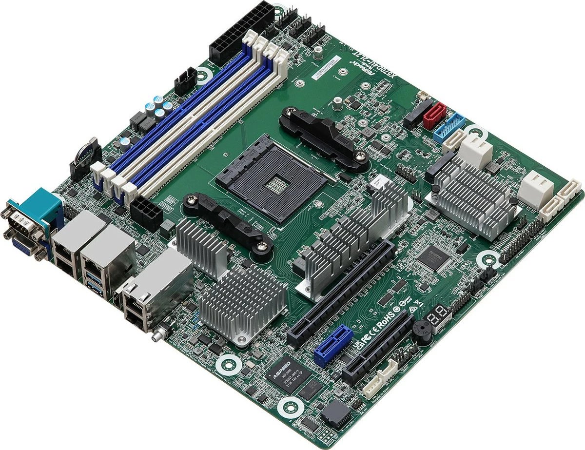 Pllakë amë ASRock X570D4U-2L2T, Socket AM4, DDR4, Broadcom LAN