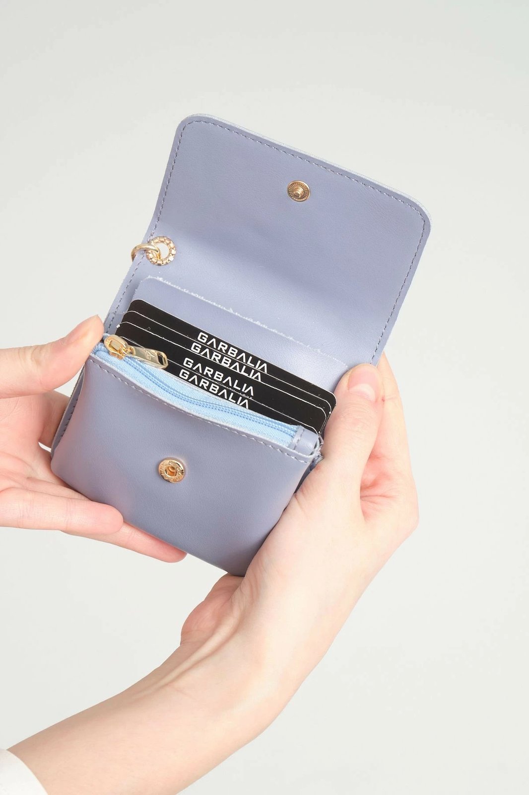 Portofol për femra, ngjyrë baby blue, Zoozie Bags, Mini Best
