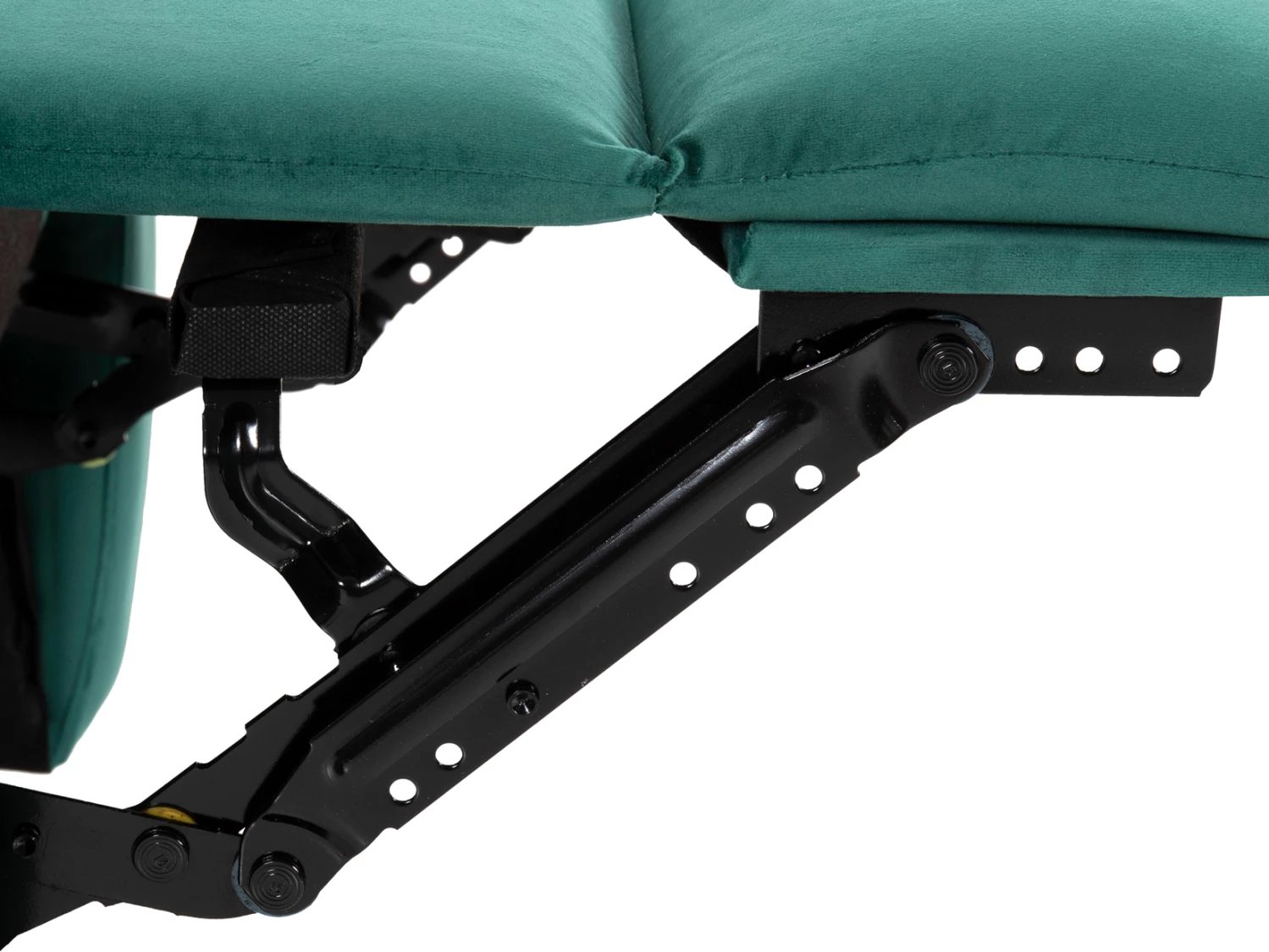 Karrige relaksuese YASUMU, ngjyrë selvi, kadife, 80x93x100H cm